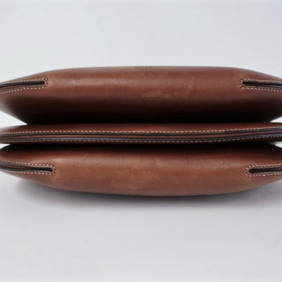 Celine Medium Saddle Bag Brown Leather - Picture 6 of 8